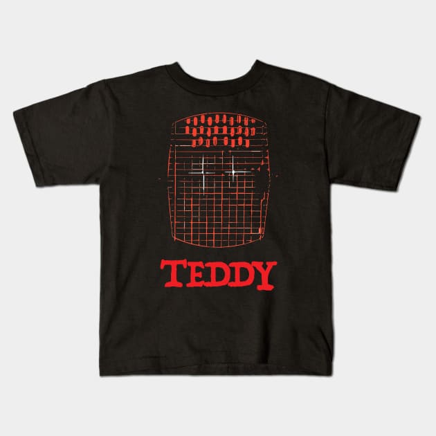 Teddy - Cage Design Kids T-Shirt by TheWangers